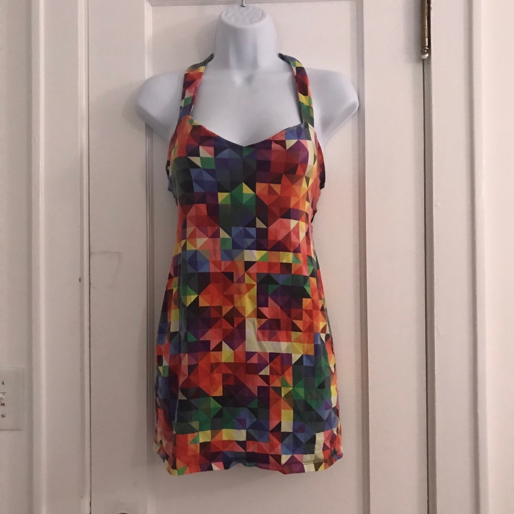 Motel Rocks Mini Kaleidoscope Dress-Size S